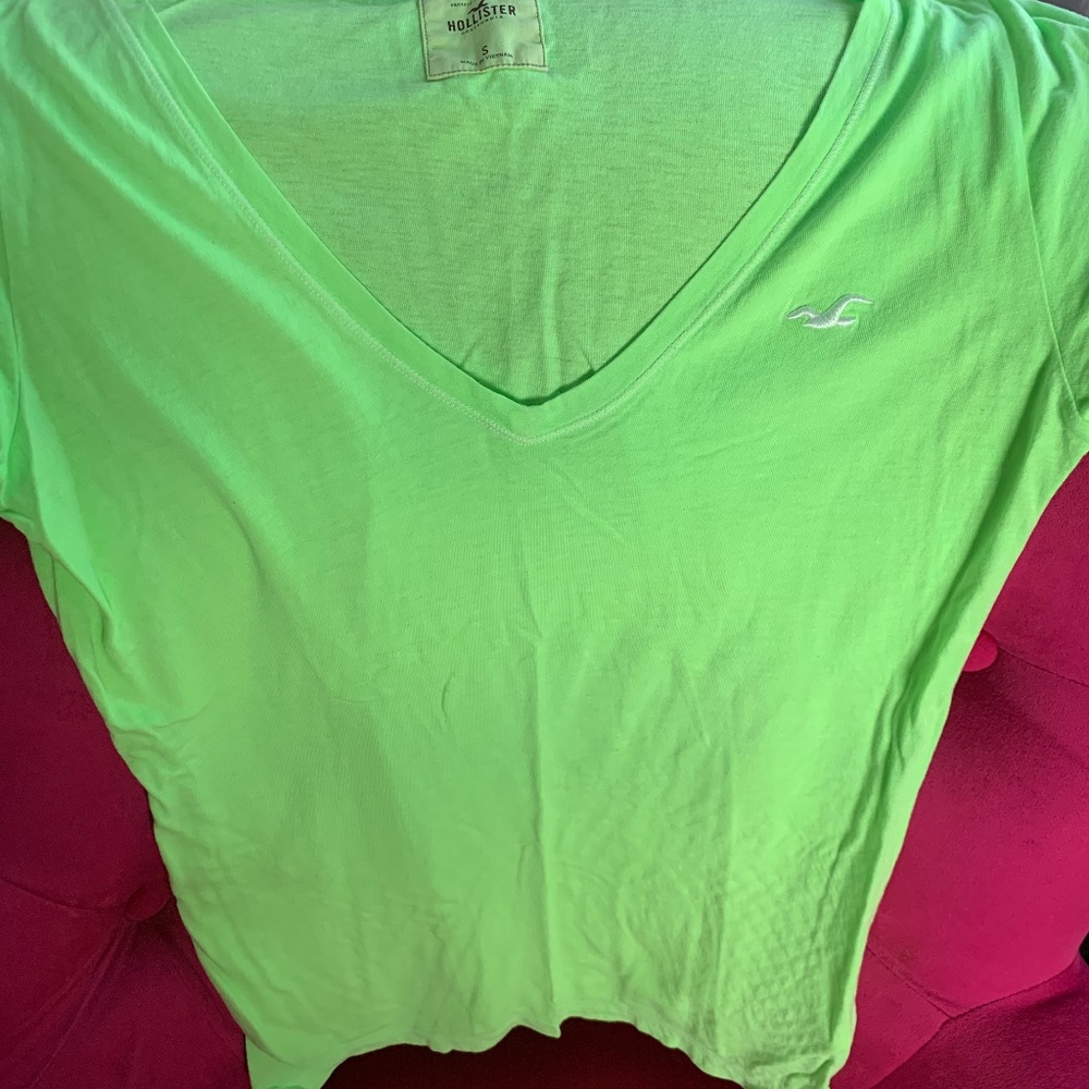 Hollister limeade shirt